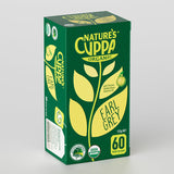 Natures Cuppa Certified Organic Earl Grey 60 Teabags 20% Extra