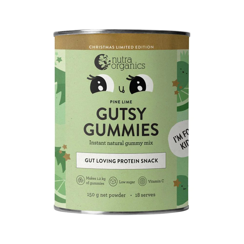 Nutra Organics Gutsy Gummies Mixed Pine Lime 150g