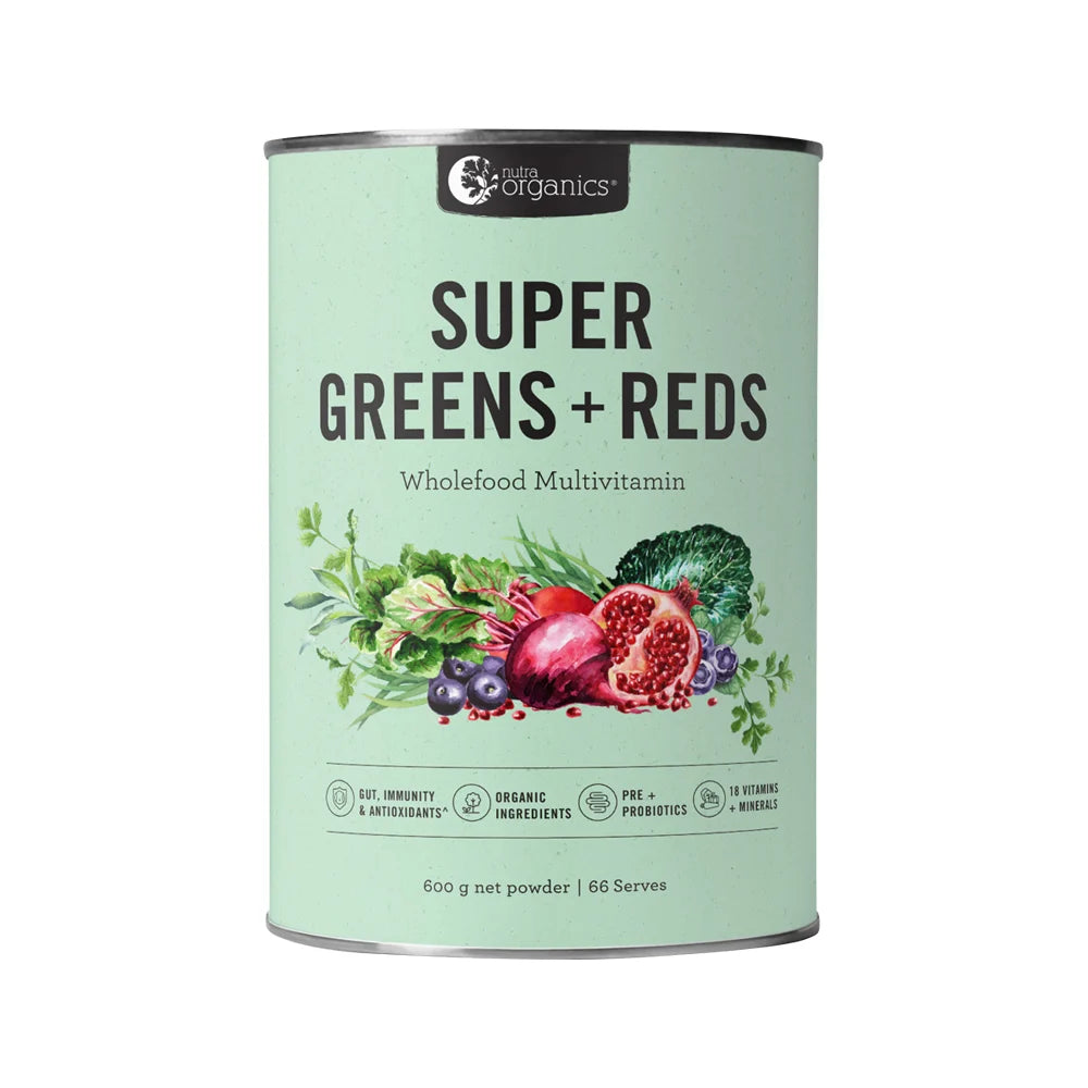 Nutra Organics Super Greens + Reds