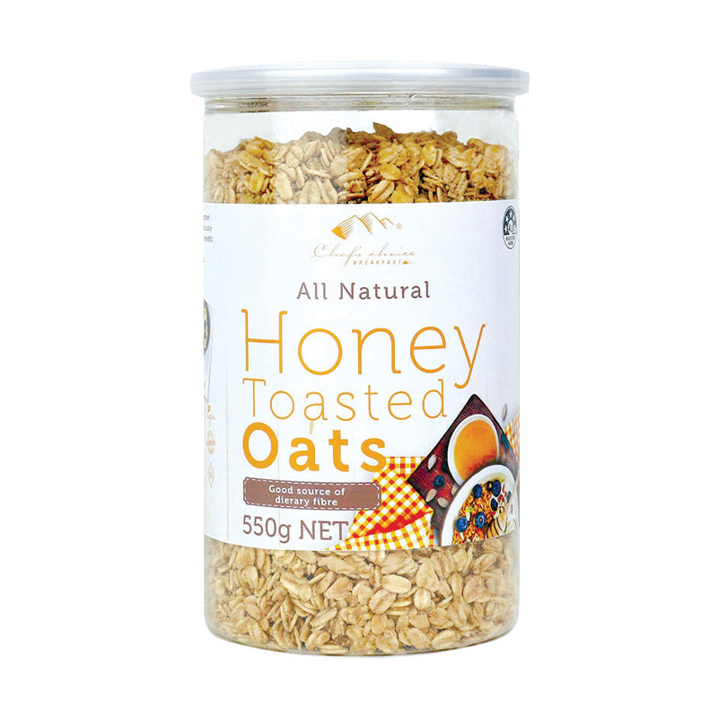 Chef’s Choice All Natural Honey Toasted Oats 550g