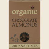 Organic Times Certified Organic Milk Chocolate & Almonds 150g