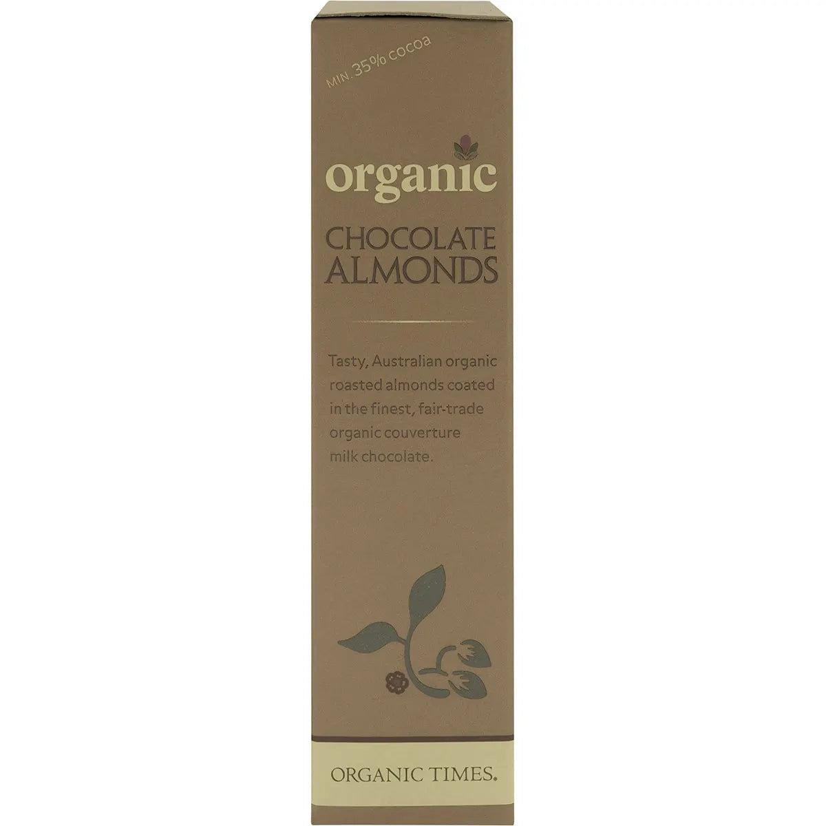 Organic Times Milk Chocolate & Almonds 150g