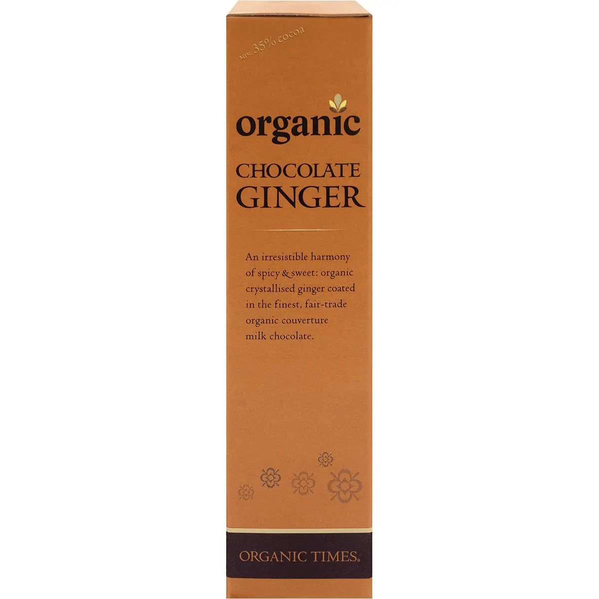Organic Times Milk Chocolate & Ginger 150g