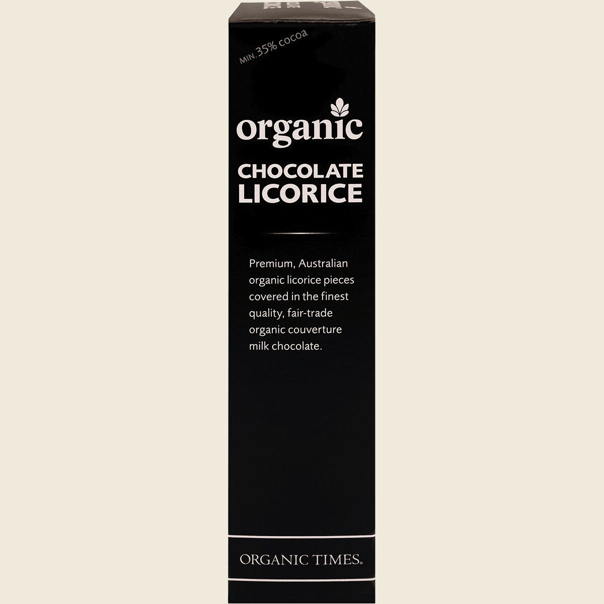 Organic Times Certified Organic Dark Chocolate & Licorice 150g