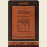 Organic Times Certified Organic Dark Chocolate & Ginger 150g