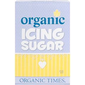 Organic Times Certified Organic Icing Sugar 250g front view