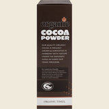 Organic Times Cocoa Powder 200g Side
