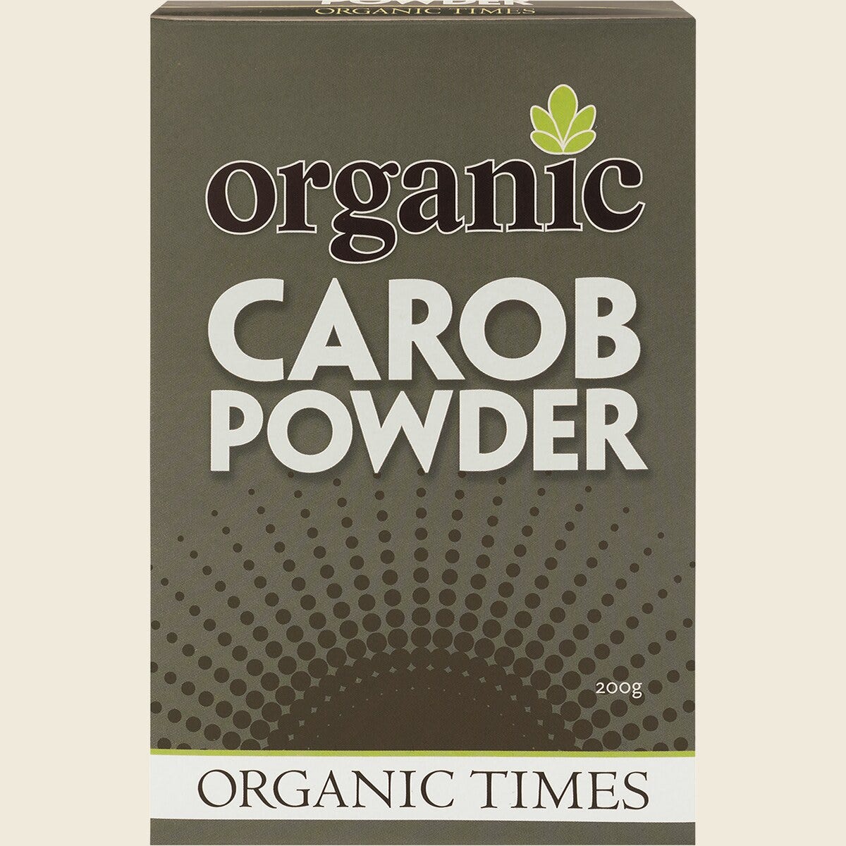 Organic Times Carob Powder 200g Front
