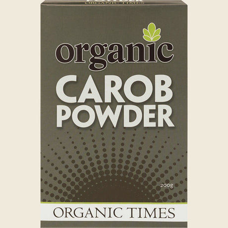 Organic Times Carob Powder 200g Front