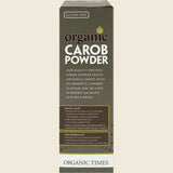 Organic Times Carob Powder 200g Left Side