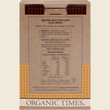 Organic Times Choc Drops Milk Couverture Drops 200g Back