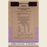 Organic Times Choc Drops Dark Couverture Drops 200g Back