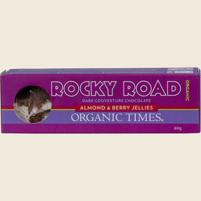 Organic Times Rocky Road Dark Chocolate 60g Front