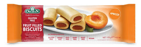 Orgran Apricot Fruit Filled Biscuits 175g Front