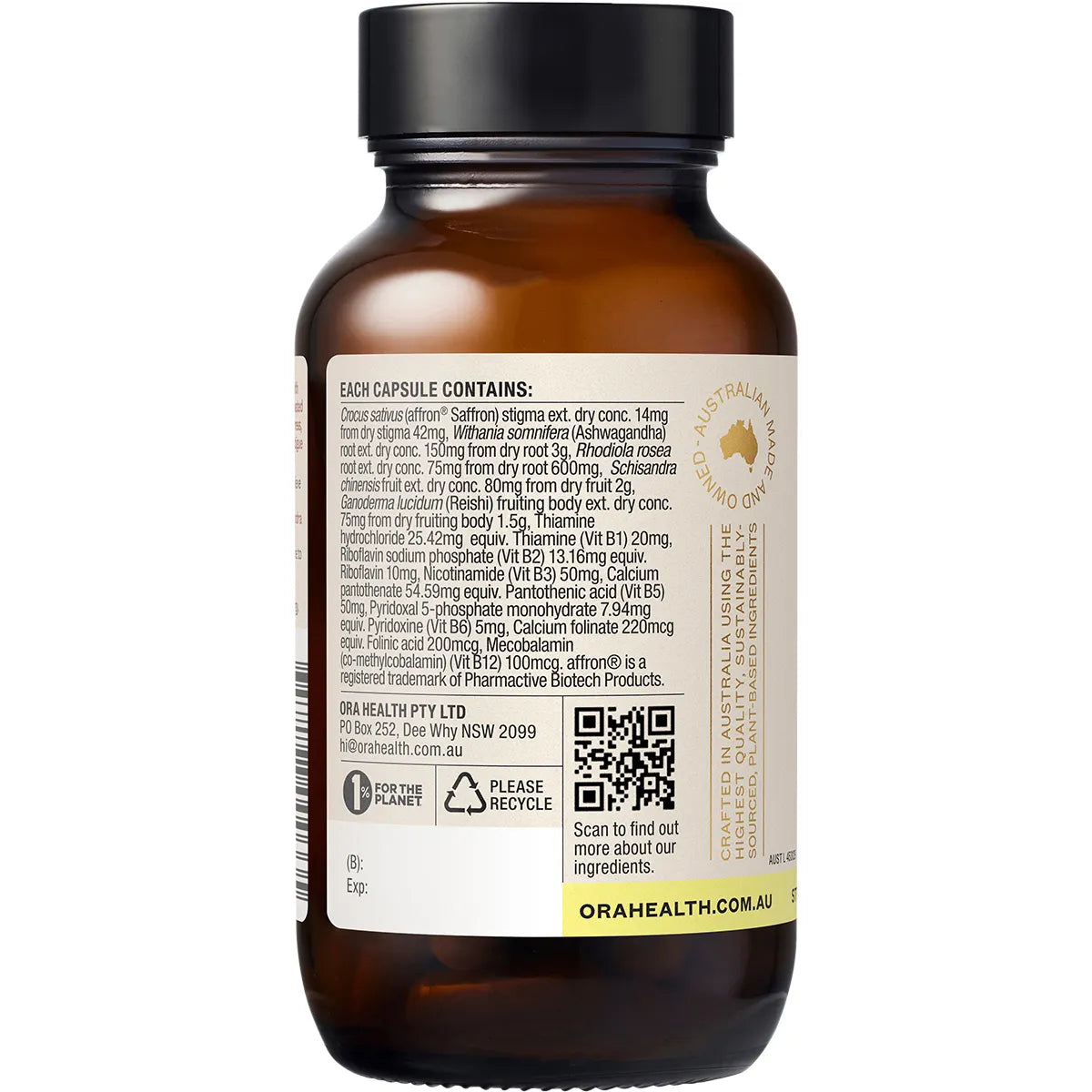 Ora Health Adrenal Tonic+ 60 Caps