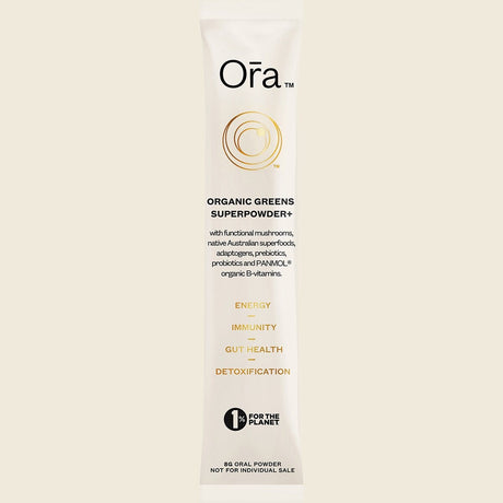 Ora Health Organic Greens Superpowder+ 8g single sachet