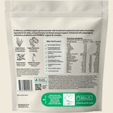 Ora Health Organic Greens Superpowder+ 240g back label