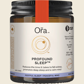 Ora Health Profound Sleep Powder 165g front bottle