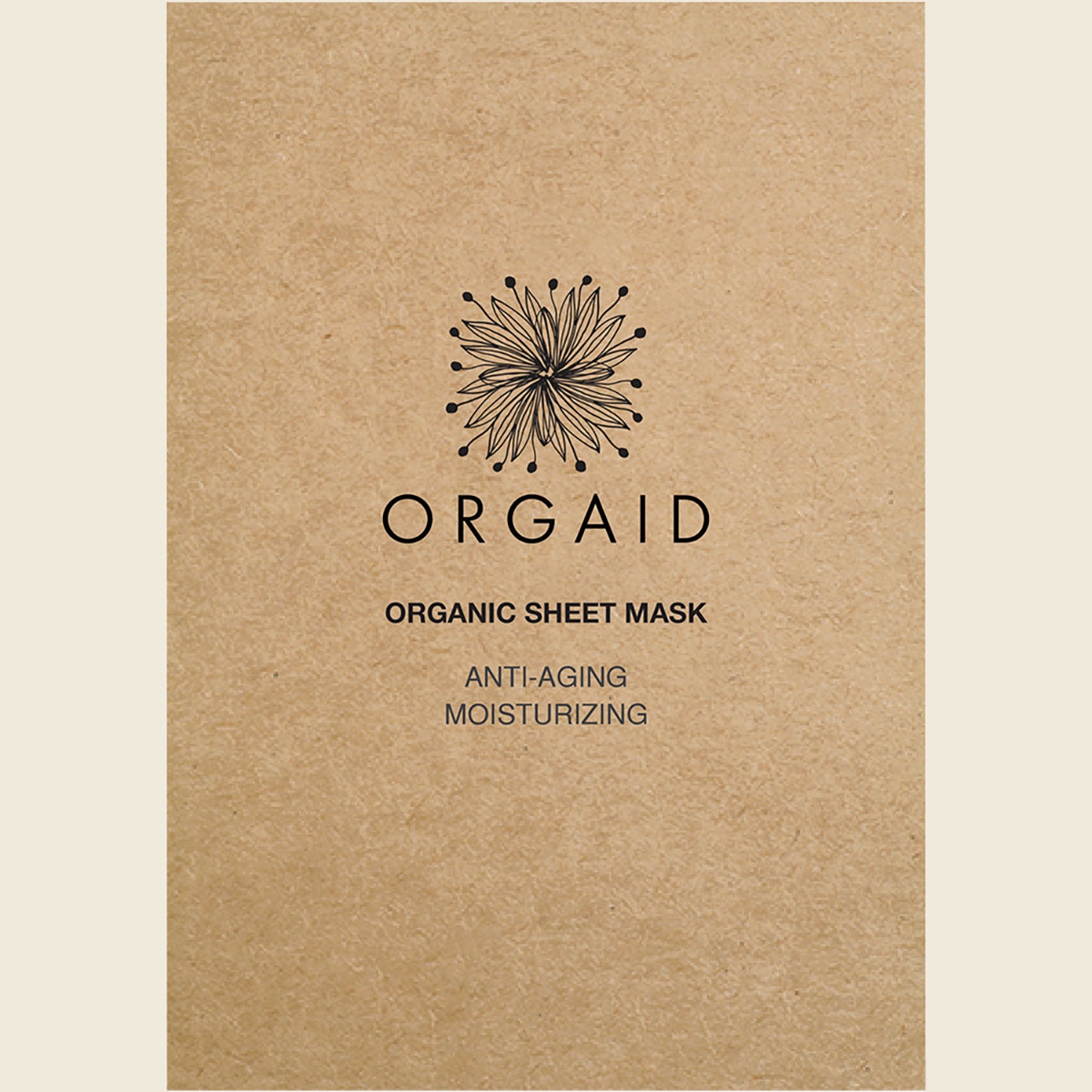 Orgaid Organic Sheet Mask Anti-Aging & Moisturizing 24ml