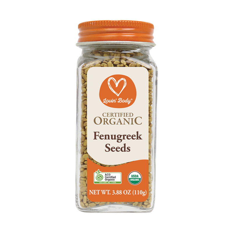 Lovin' Body Certified Organic Fenugreek Seeds 110g
