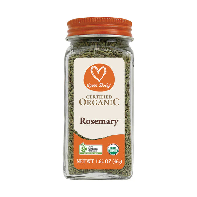 Lovin Body Certified Organic Herb & Spice Essentials Bundle | 16 Pantry Staples