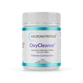 Micronutrition OxyCleanse 120 Vege Caps Front