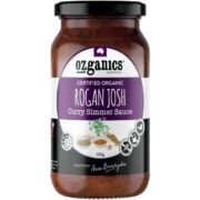 Ozganics Organic Rogan Josh Sauce Gluten Free 500g Front