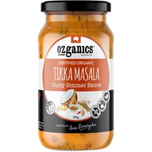 Ozganics Organic Tikka Missala Sauce Gluten Free 500g Front