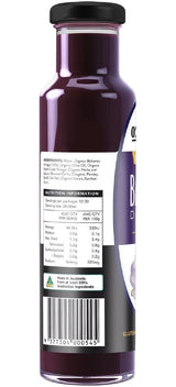 Ozganics Organic Balsamic Dressing Plant Based Gluten Free 250ml Back