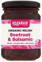 Ozganics Organic Beetroot & Balsamic Relish Gluten Free 250g Front