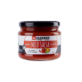 Ozganics Organic Salsa Mild Gluten Free 310g Front