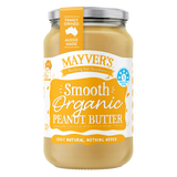 Mayver's Peanut Spread Smooth Organic 375g x6