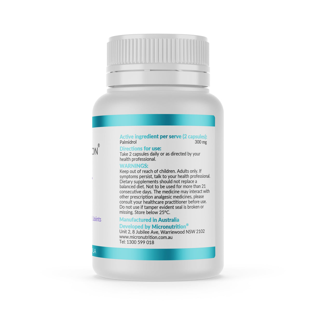 Micronutrition LipoCa P.E.A 60 Vege Caps Side