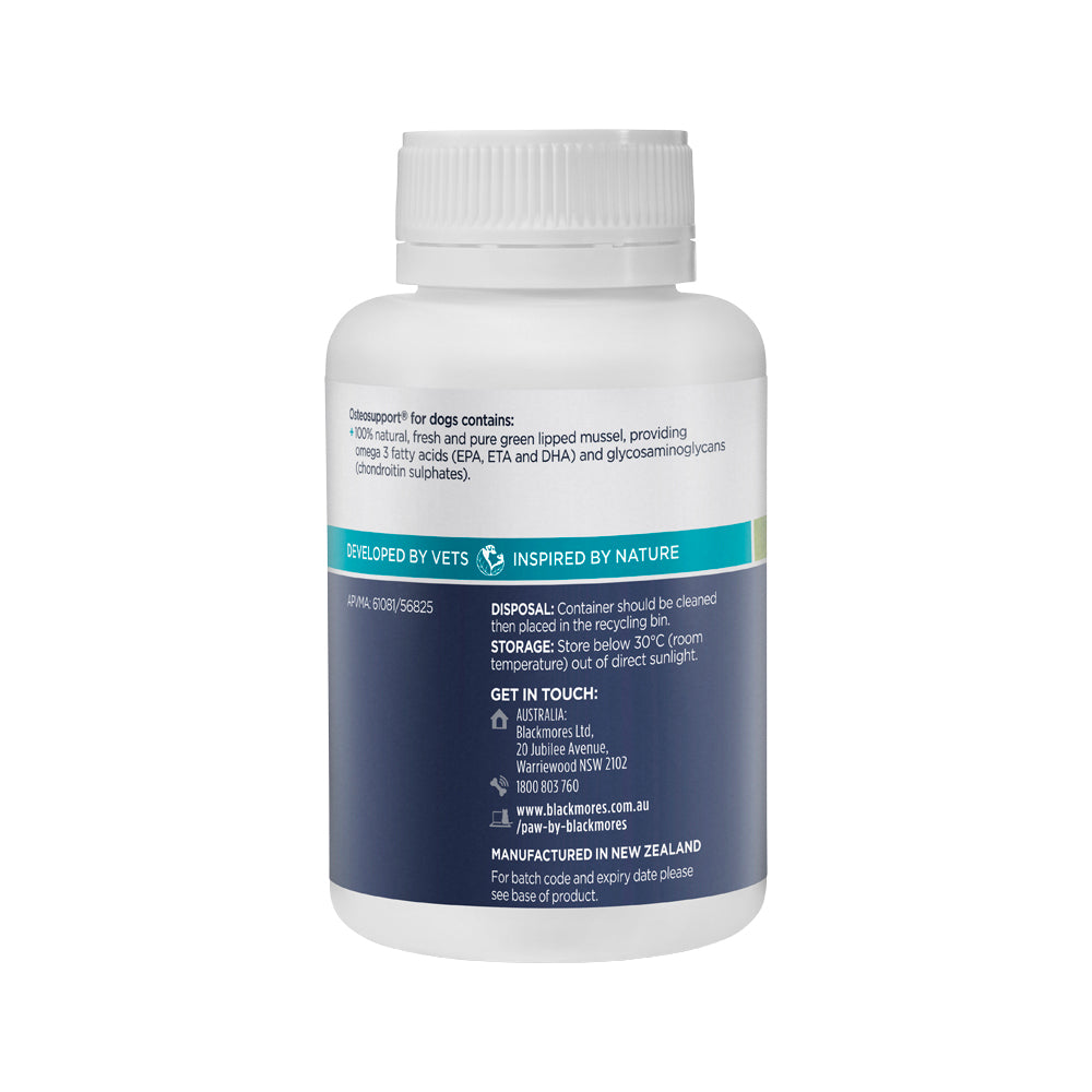 PAW Osteosupport Dogs 150 Capsules side