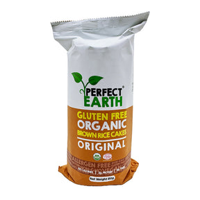 Perfect Earth Organic Brown Rice Cakes With Chia Seeds 150g Front