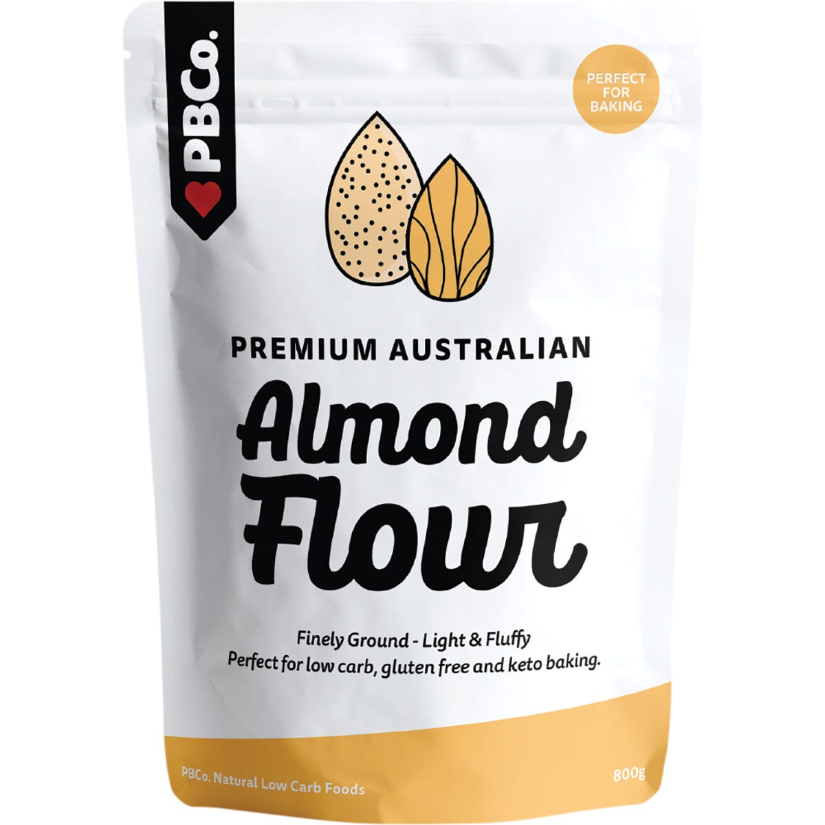 PBco Almond Flour Premium Australian 800g