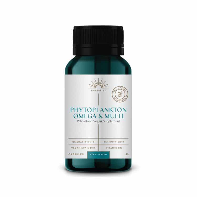 Phytality Nutrition Phytoplankton Omega (ULTANA) & Multi 500mg x 60 Vegan Capsules