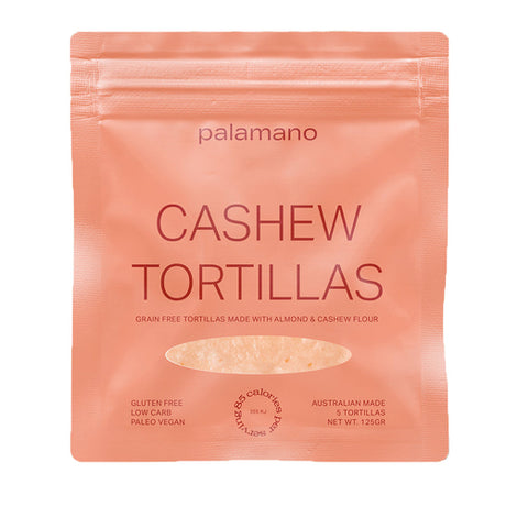 Palamano Cashew Tortillas 125g x 5-pack Front