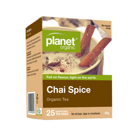 Planet Organic Organic Tea Chai Spice x 25 Tea Bags