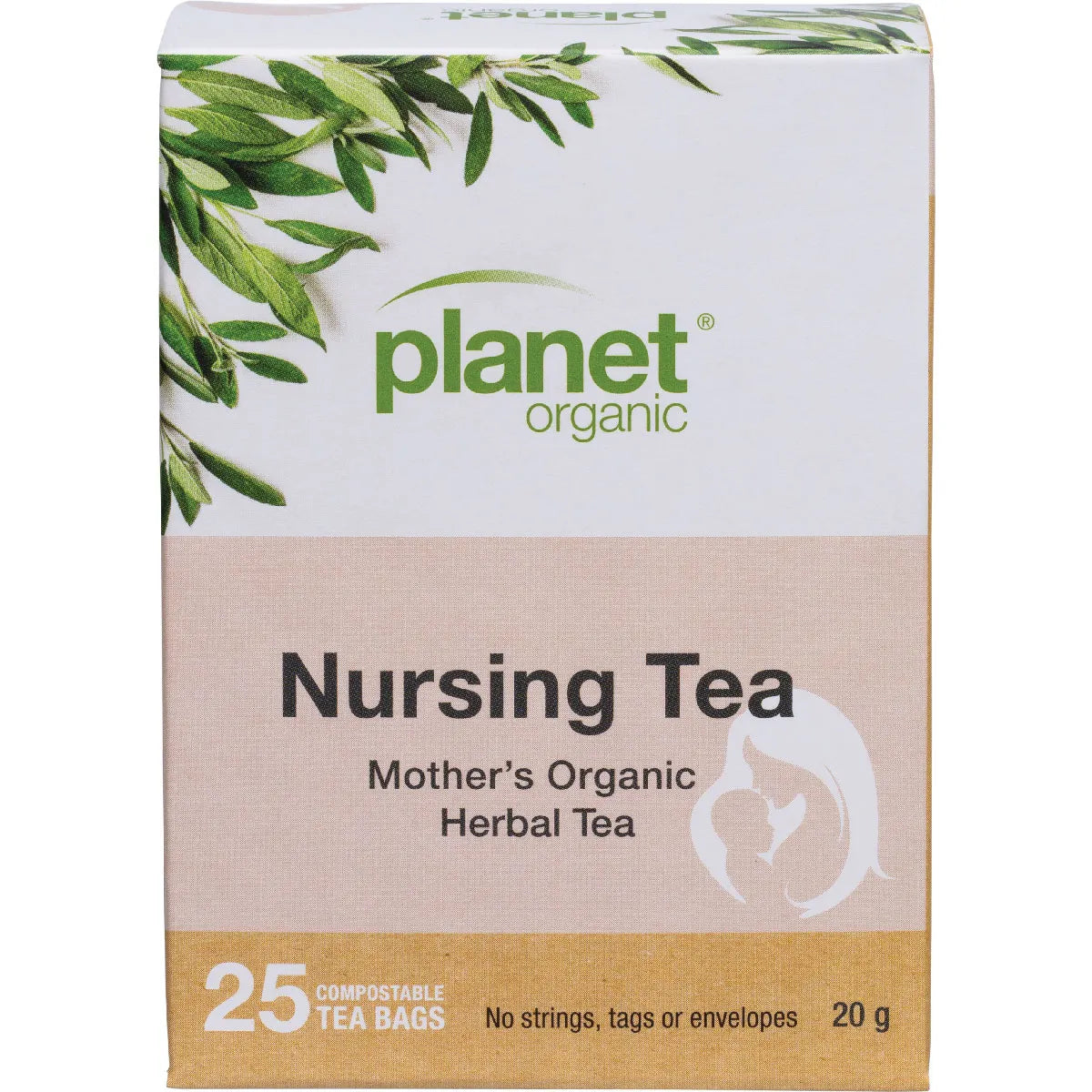 Planet Organic Mother's Organic Herbal Tea Nursing Tea x 25 Tea Bags