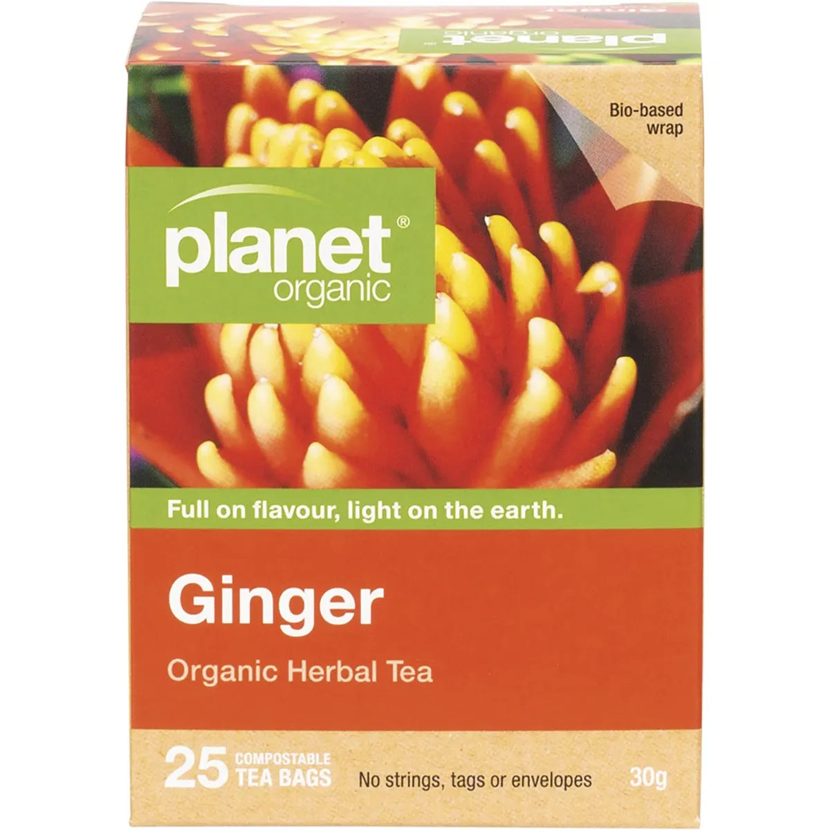 Planet Organic Organic Herbal Tea Ginger x 25 Tea Bags