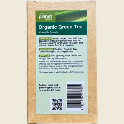 Planet Organic Green Loose Leaf Tea 125g