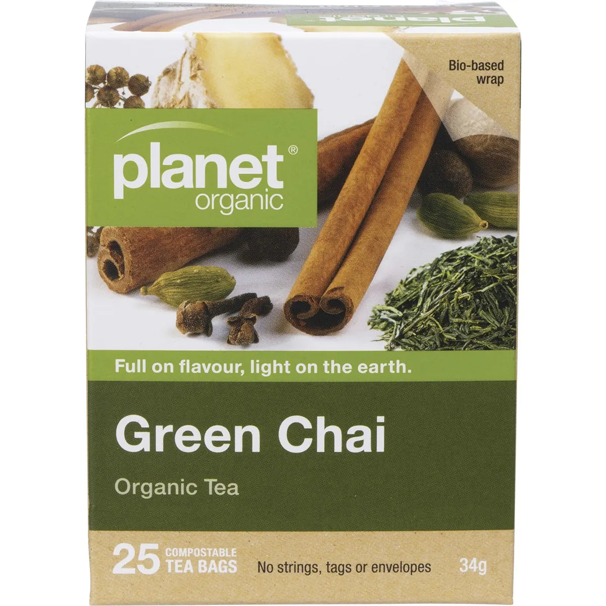 Planet Organic Organic Tea Green Chai x 25 Tea Bags