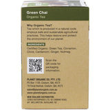 Planet Organic Organic Tea Green Chai x 25 Tea Bags
