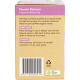 Planet Organic Female Balance Tea x 25 Tea Bags