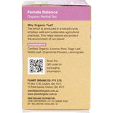 Planet Organic Female Balance Tea x 25 Tea Bags
