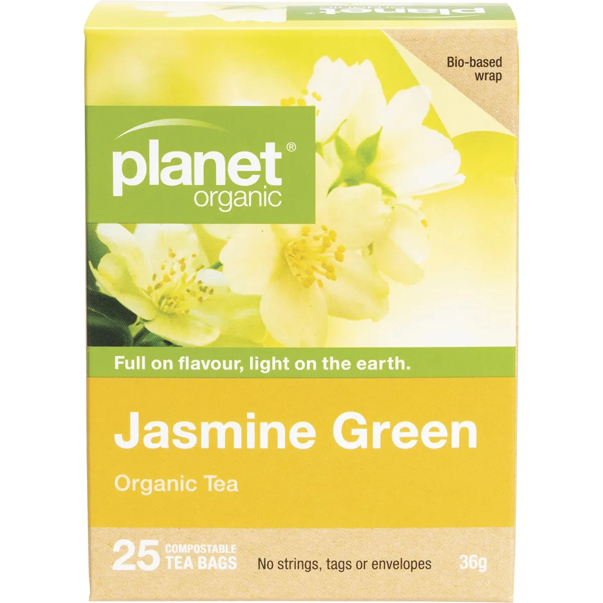 Planet Organic Organic Tea Jasmine Green x 25 Tea Bags