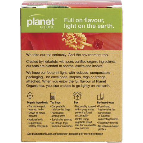 Planet Organic Rosehip & Hibiscus Tea x 25 Tea Bags