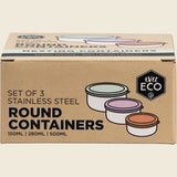 Ever Eco Round Nesting Containers- Set of 3