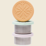 Ever Eco Stainless Steel Mini Containers Spring Pastels - Leak Resistant Set of 3